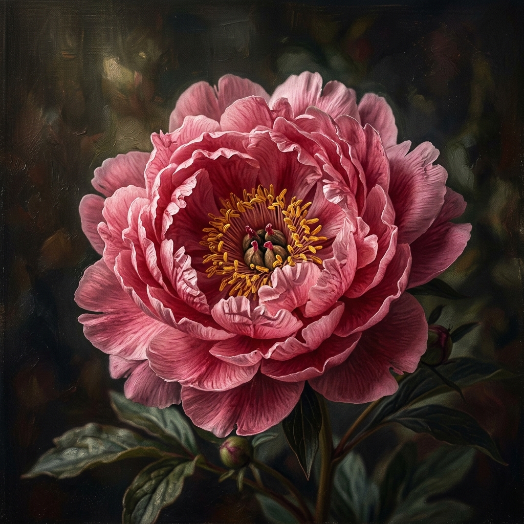 Original botanical photo before line art conversion